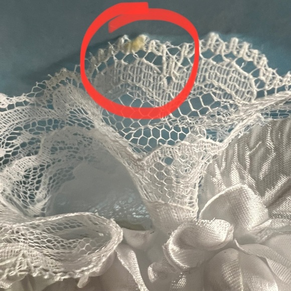 Wedding Cake Topper - Floral Heart The Coast Collection White Lace - Picture 6 of 9